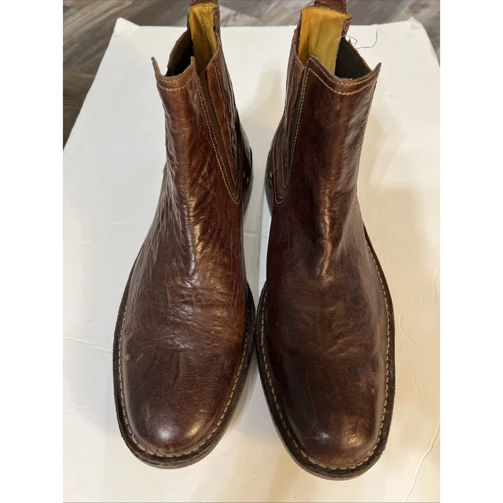 Cole Haan Brown Leather Chelsea Ankle Boots Men's SZ 13 C05564